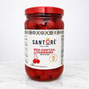 Cherries Maraschino Red Vase