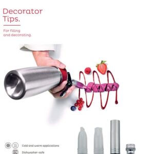 ISI Decorator Tips, 1 Adaptor and 3 Tips No. 2715